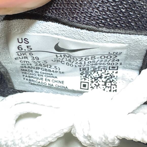 Mens 6.5 / Womens 8 - Nike Air Zoom GT Hustle‎ 3 TB Black White Basketball Shoes